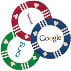 Google and some of its leading rivals in search, Bing and Yahoo!