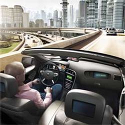 Autonomous driverless car