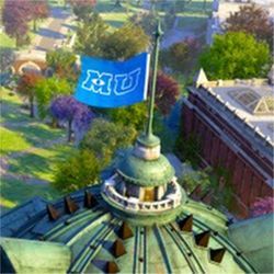 Monsters University flag shot