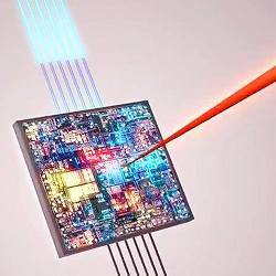 A representation of how the quantum state of a single atom may be detected. cal and electrical approach. 