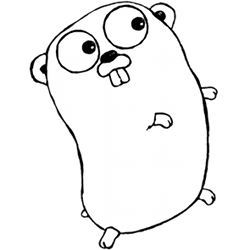 The Google Go gopher mascot.