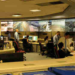 The Los Angeles ATCAC system control center. 