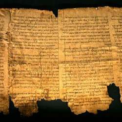 Portions of the Dead Sea Scrolls.