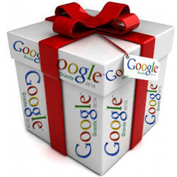 A Google giftbox.