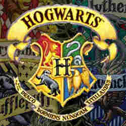 The Hogwarts seal.