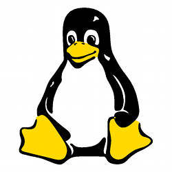 The Linux penguin logo.