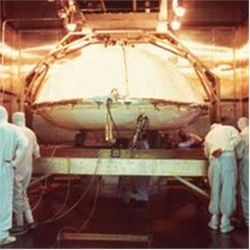 Viking lander in oven