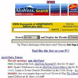 AltaVista, May 1997