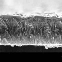 diamond film on silicon