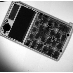 X-ray of handheld calculator