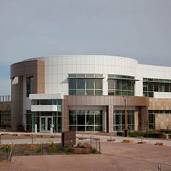 visitor center at the NCAR-Wyoming Supercomputing Center 