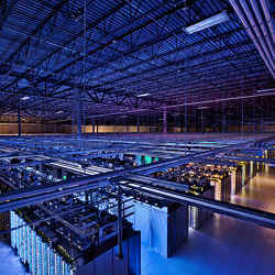 Google's 115,000-sq.-ft. data center in Council Bluffs, IA. 