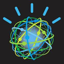 Logo of IBM's Watson supercomputer.