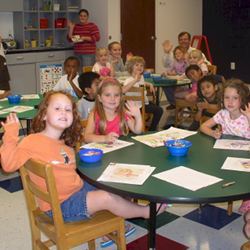 A kindergarten class.