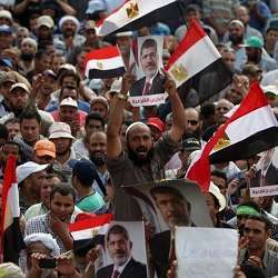 Supporters of ousted Egyptian president Mohamed Morsi