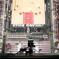 SportVU camera at Chicago Bulls