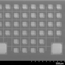 image of phase-change memory arrays