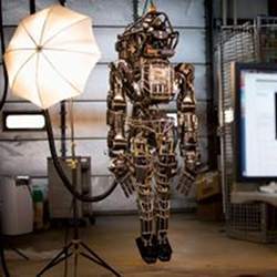 The Atlas robot, created by Boston Dynamics working with MIT researchers. 