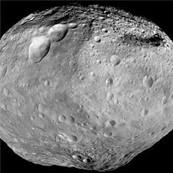 Giant asteroid Vesta