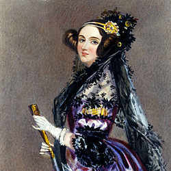 Ada Lovelace, the first computer programmer.