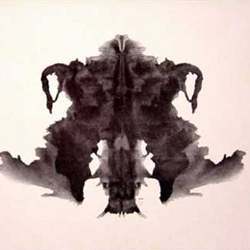 An inkblot.