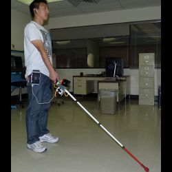 co-robotic cane user