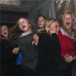 Reacting in haunted house