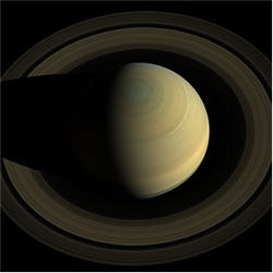 Saturn from above