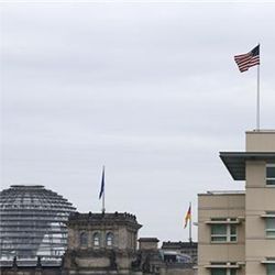 Reichstag building and U.S. embassy