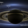 Nasa Cassini Spacecraft Provides New View of Saturn and Earth