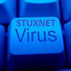 A representation of the Stuxnet worm/virus.