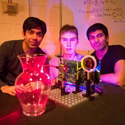 MIT students and their "nano-camera." 