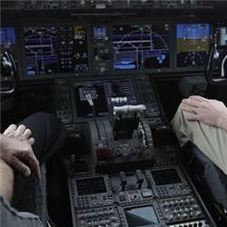 Boeing 787 Dreamliner cockpit