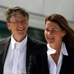 Bill and Melinda Gates. 