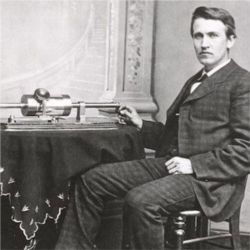 Thomas Edison, tinfoil phonograph