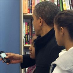 Obama, daughters, Blackberry