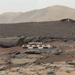 Erosion by scarp retreat in Gale Crater, Mars 