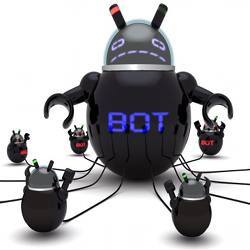 Artist's representation of a botnet.