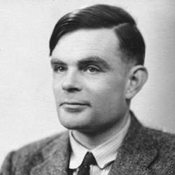 Alan Turing, a man some call the "father of modern computing." 