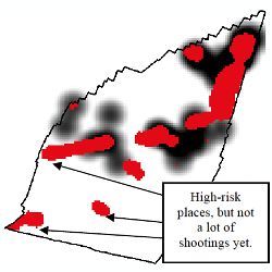 Risk Terrain Modeling map