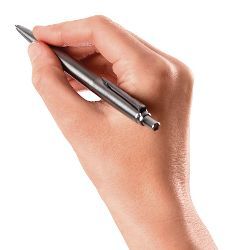 hand holding a pen