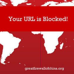 Artist's representation of how the 'Great Firewall of China' works. 