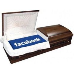 Facebook casket