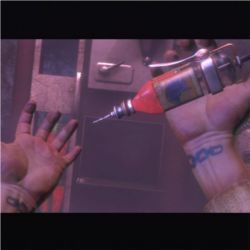 Bioshock plasmid electro-bolt needle injection