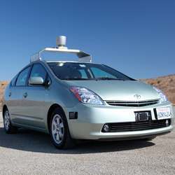 One of Google's driverless cars. 