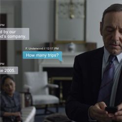 House of Cards, texting