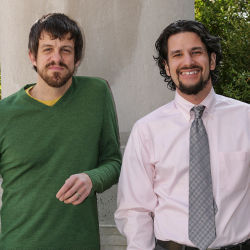 UAH professors Philip Kovacs and Ryan Weber 