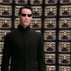 Keanu Reeves in The Matrix Reloaded