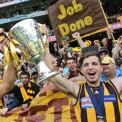 Reigning premiers Hawthorn was the first Australian Football League club to trial the WASP tracking technology.