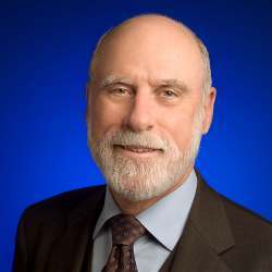 ACM president and Google chief Internet evangelist Vint Cerf.